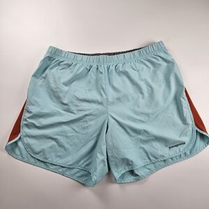Patagonia Men's Medium Teal/Orange Athletic Running Shorts